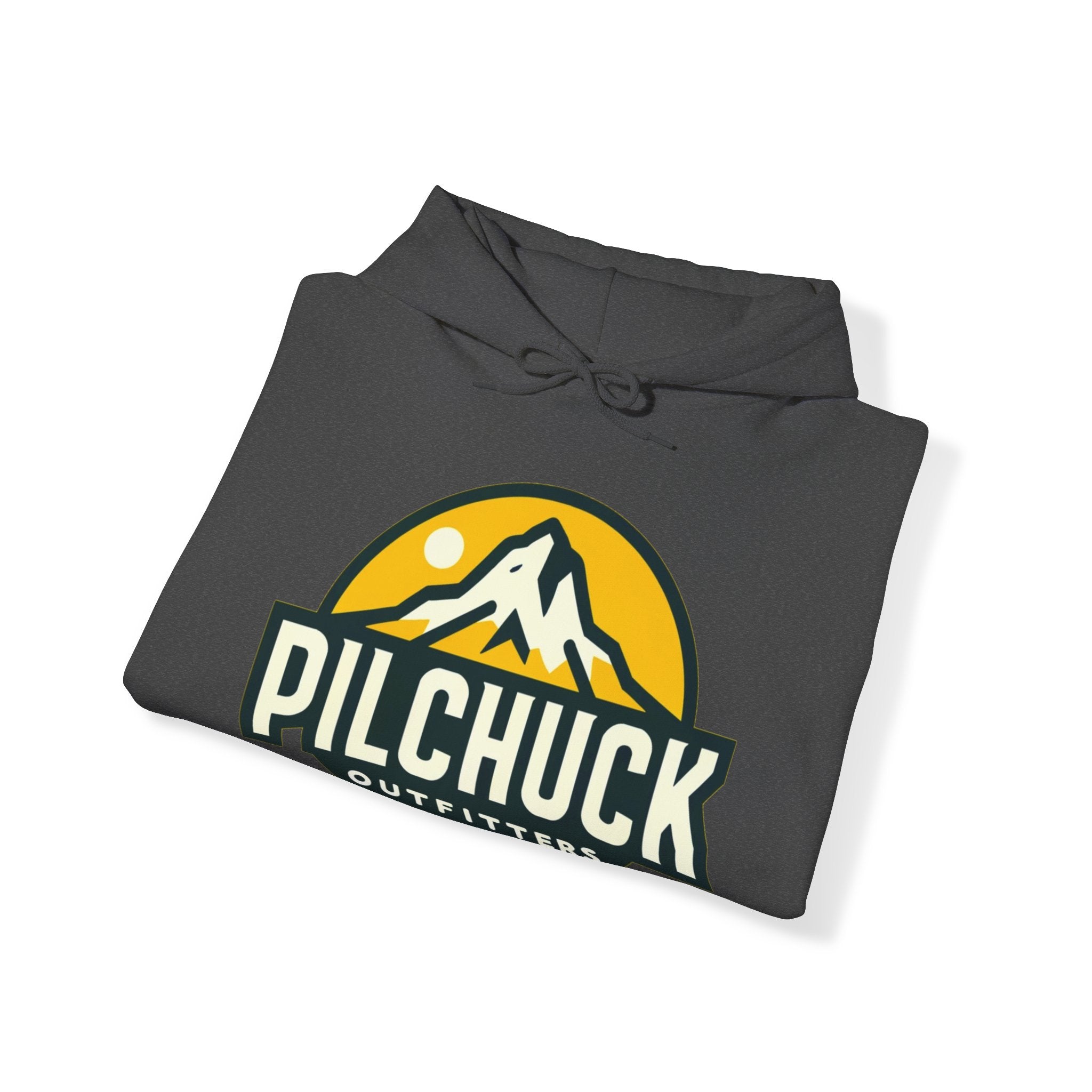 Classic Big Logo Pilchuck Outfitters Unisex Heavy Blend Hooded Sweatshirt