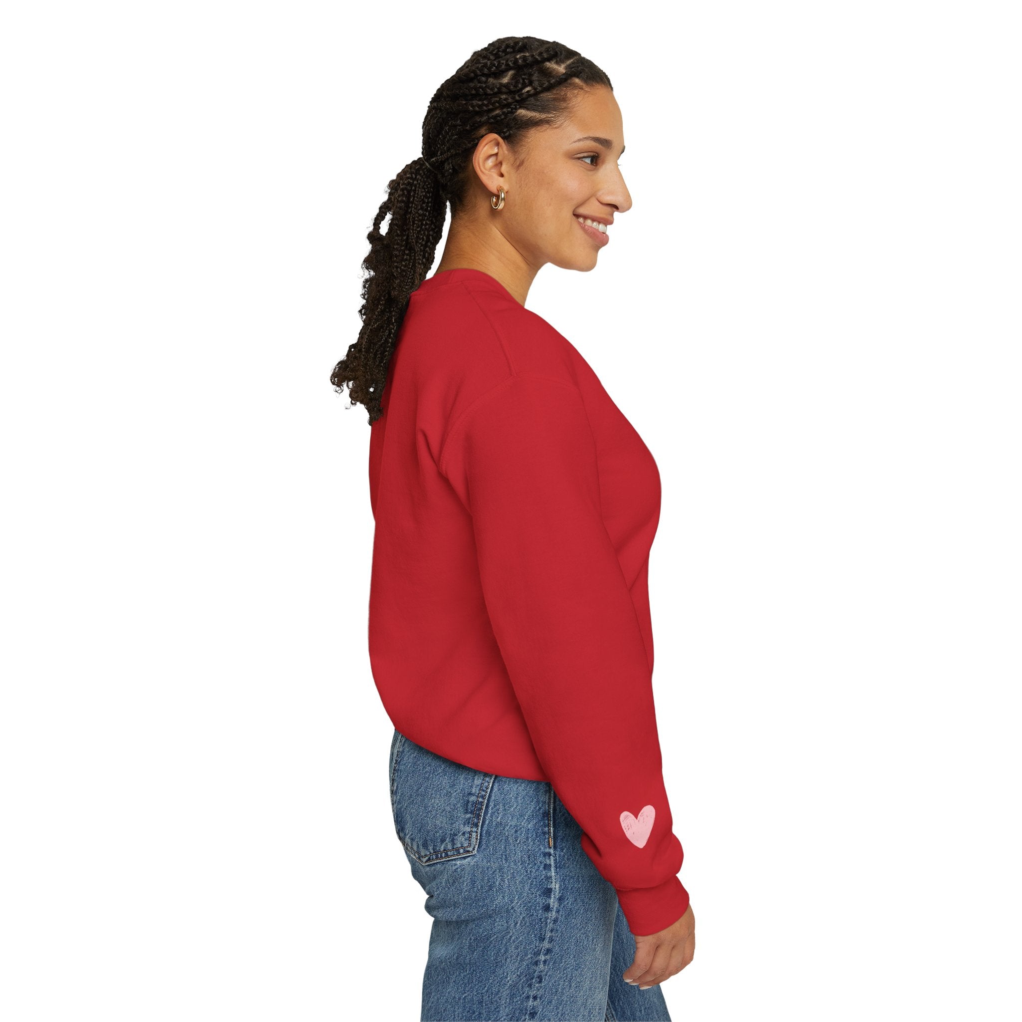 XOXO Heart on Sleeve Valentines Sweatshirt