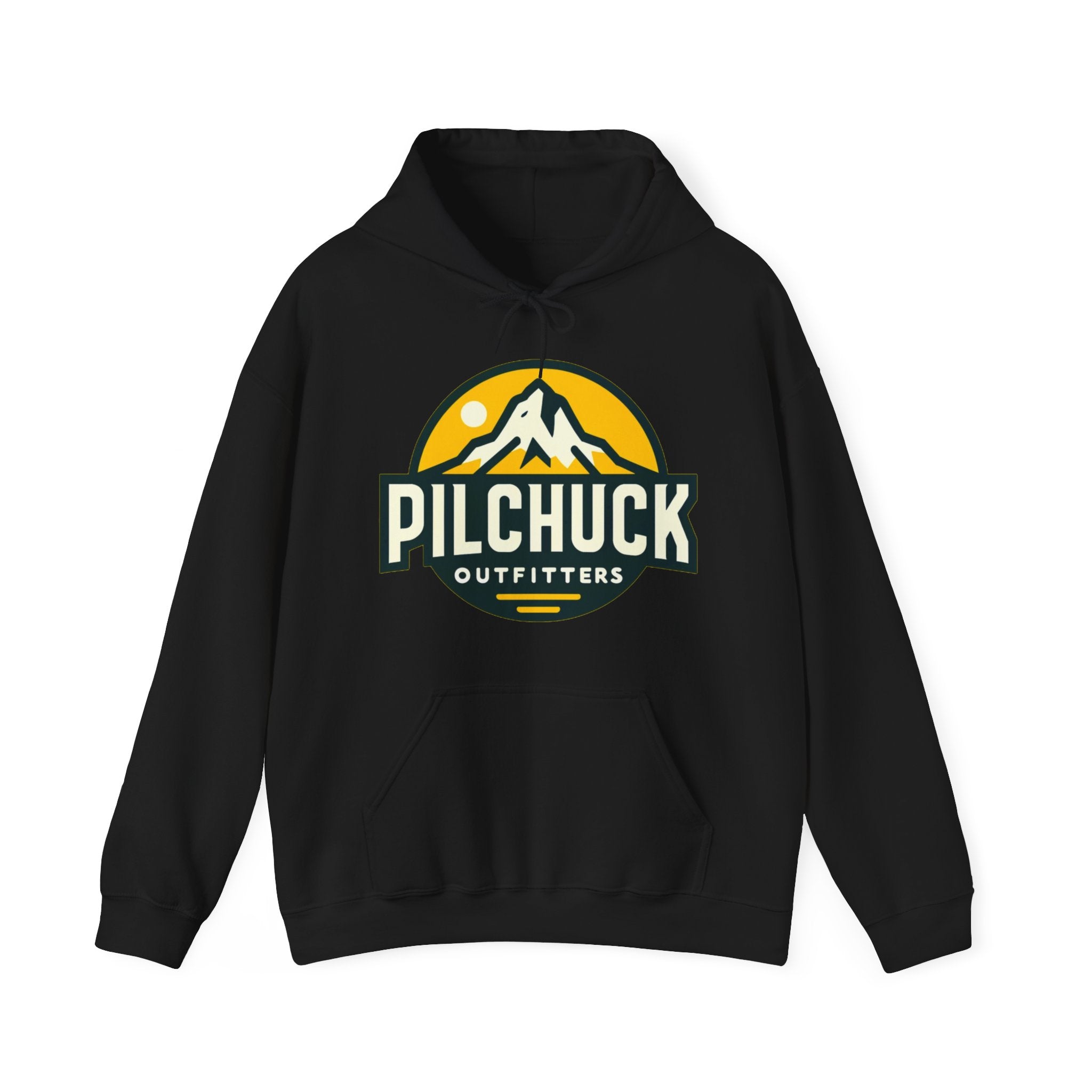 Classic Big Logo Pilchuck Outfitters Unisex Heavy Blend Hooded Sweatshirt