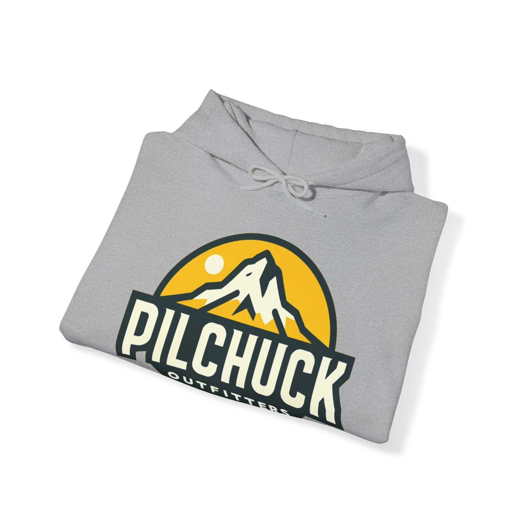 Classic Big Logo Pilchuck Outfitters Unisex Heavy Blend Hooded Sweatshirt