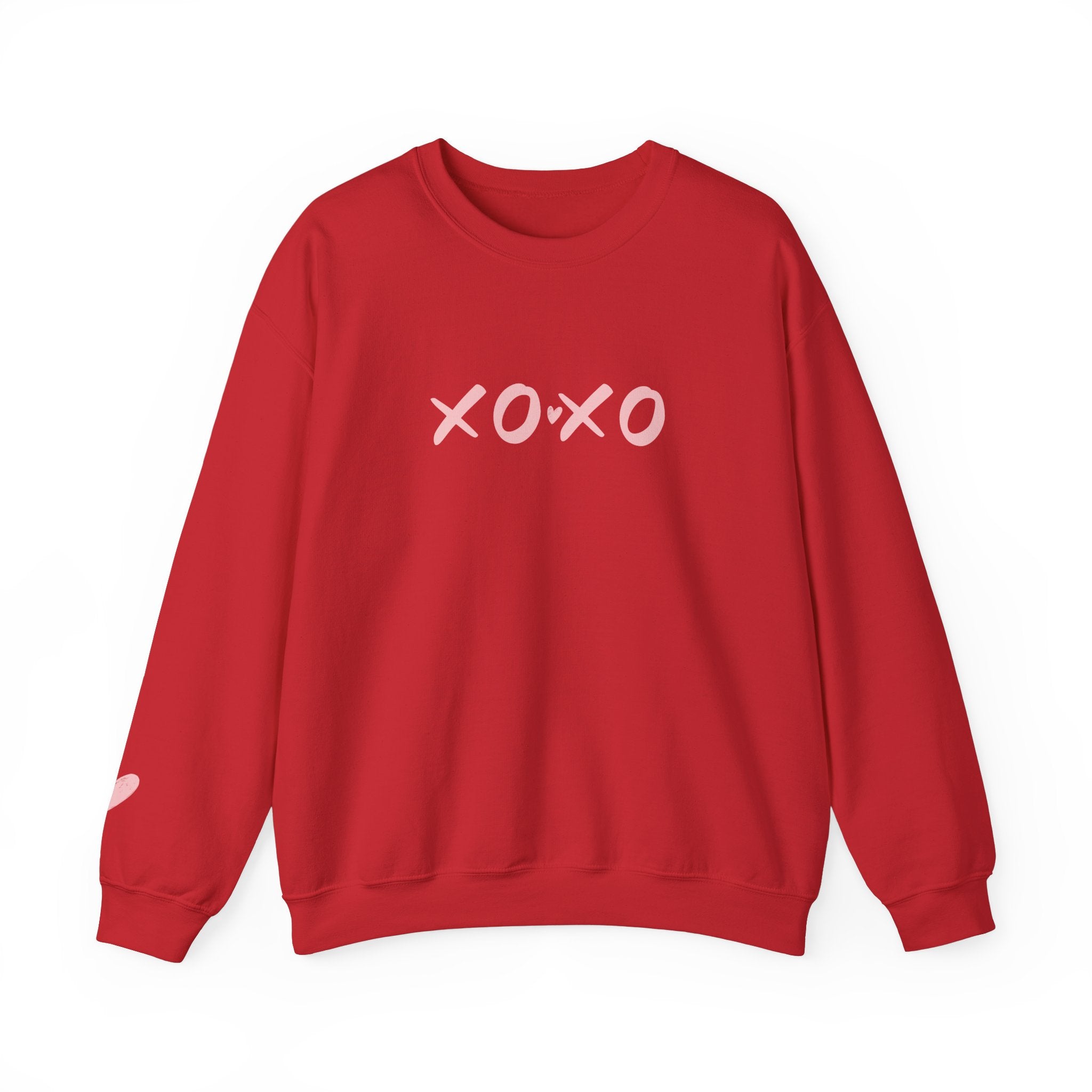 XOXO Heart on Sleeve Valentines Sweatshirt