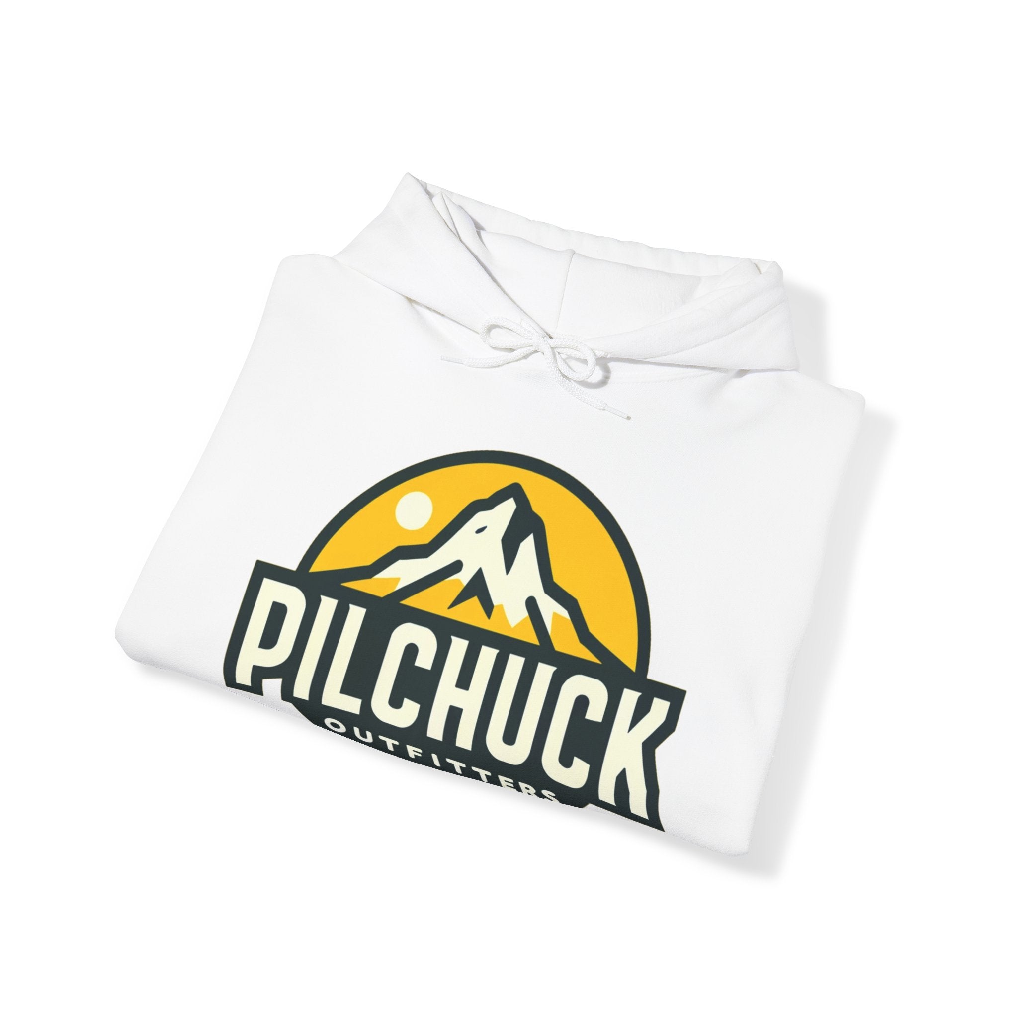 Classic Big Logo Pilchuck Outfitters Unisex Heavy Blend Hooded Sweatshirt