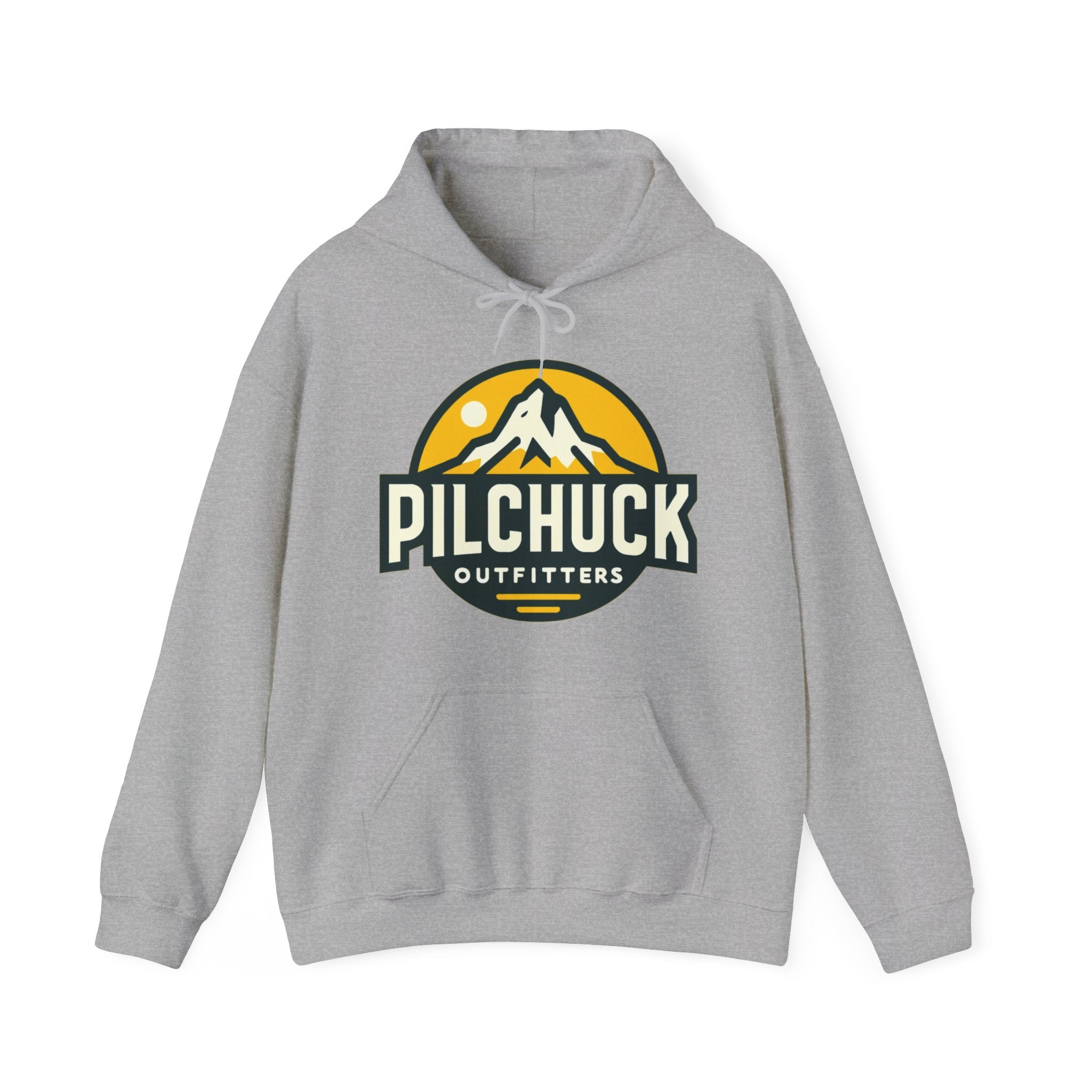 Classic Big Logo Pilchuck Outfitters Unisex Heavy Blend Hooded Sweatshirt